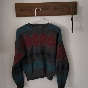 Men's Multicolor 90s Patterned Sweater